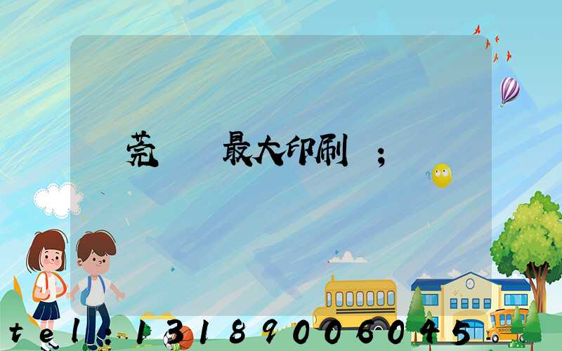 東莞橋頭最大印刷廠